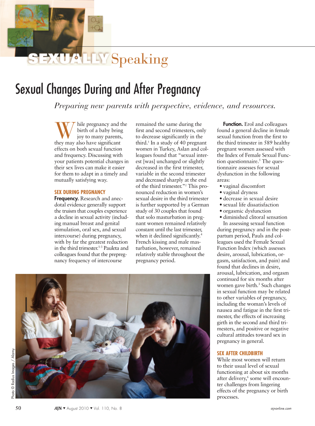 Sexual Changes During and After Pregnancy Preparing New Parents with Perspective, Evidence, and Resources
