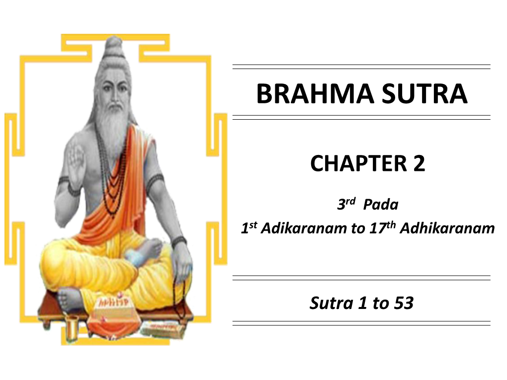 Brahma Sutra