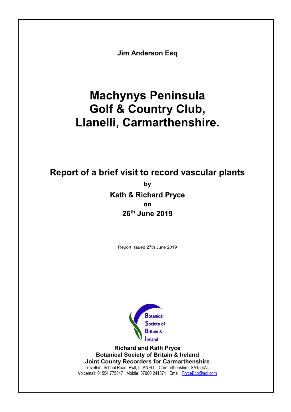 Machynys Peninsula Golf & Country Club, Llanelli, Carmarthenshire