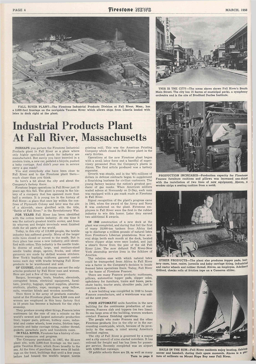 Industrial Products Plant at Fall River, Massachusetts