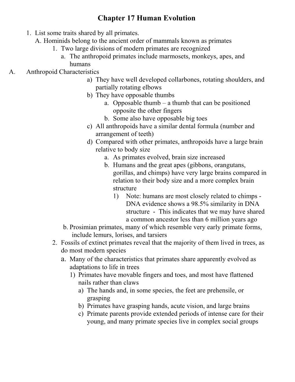 Chapter 16 the Evolution of Populations and Species