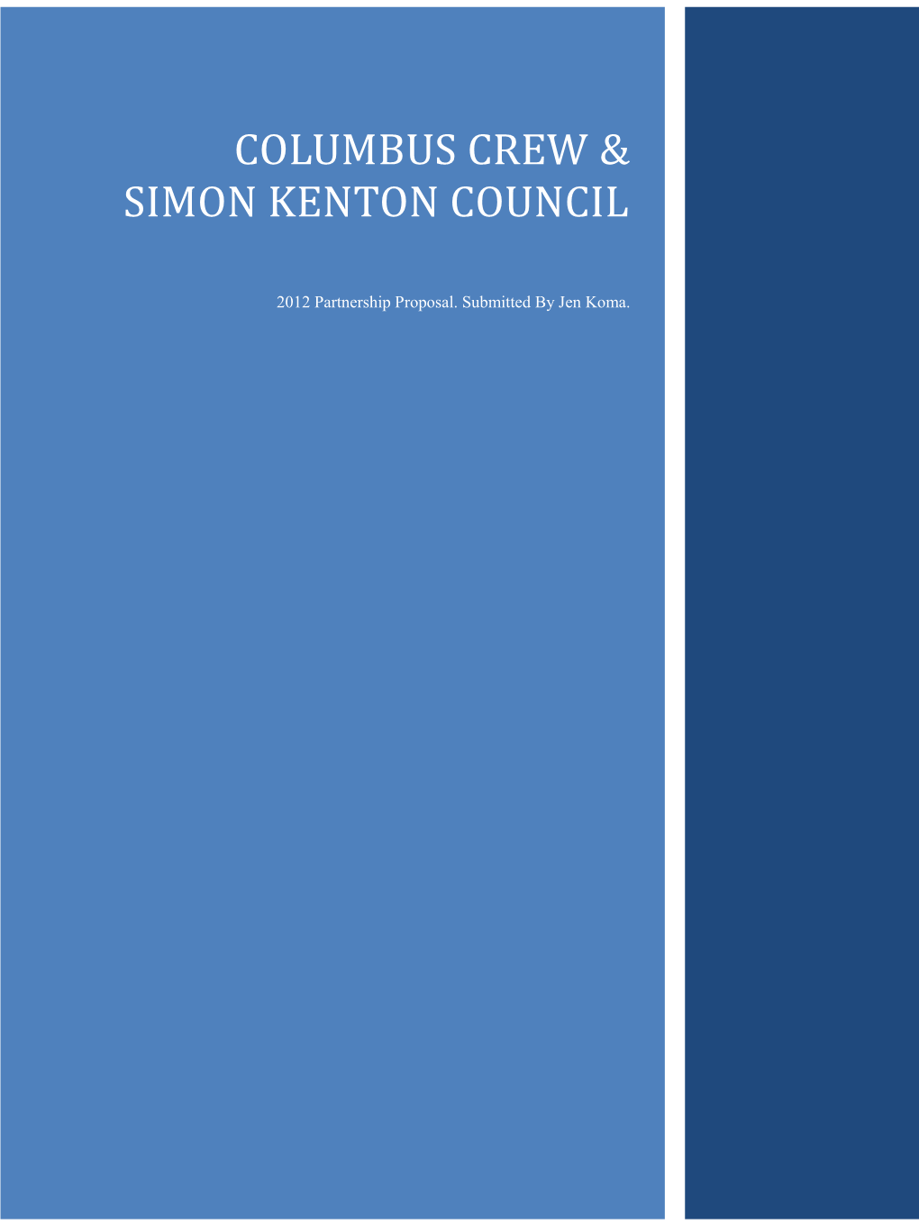 Columbus Crew & Simon Kenton Council