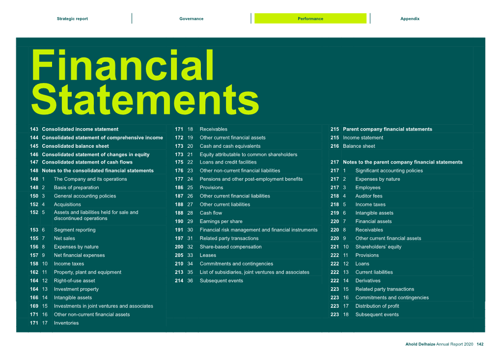 Financial Statements