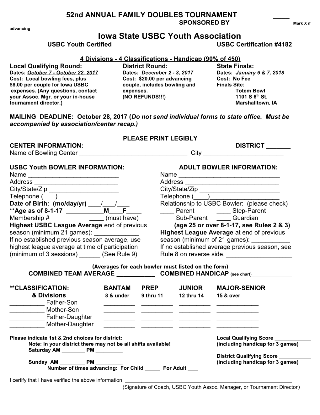 Family Double Entry Rules