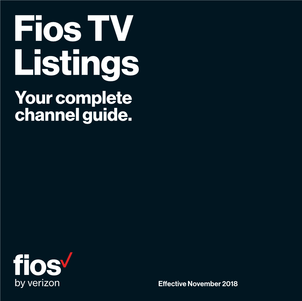 Fios TV Listings Your Complete Channel Guide
