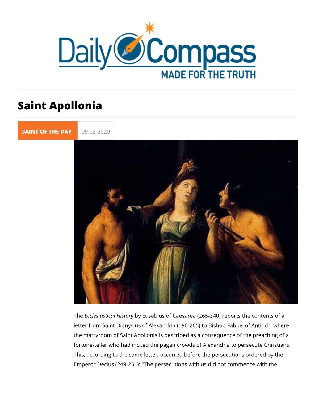 Saint Apollonia