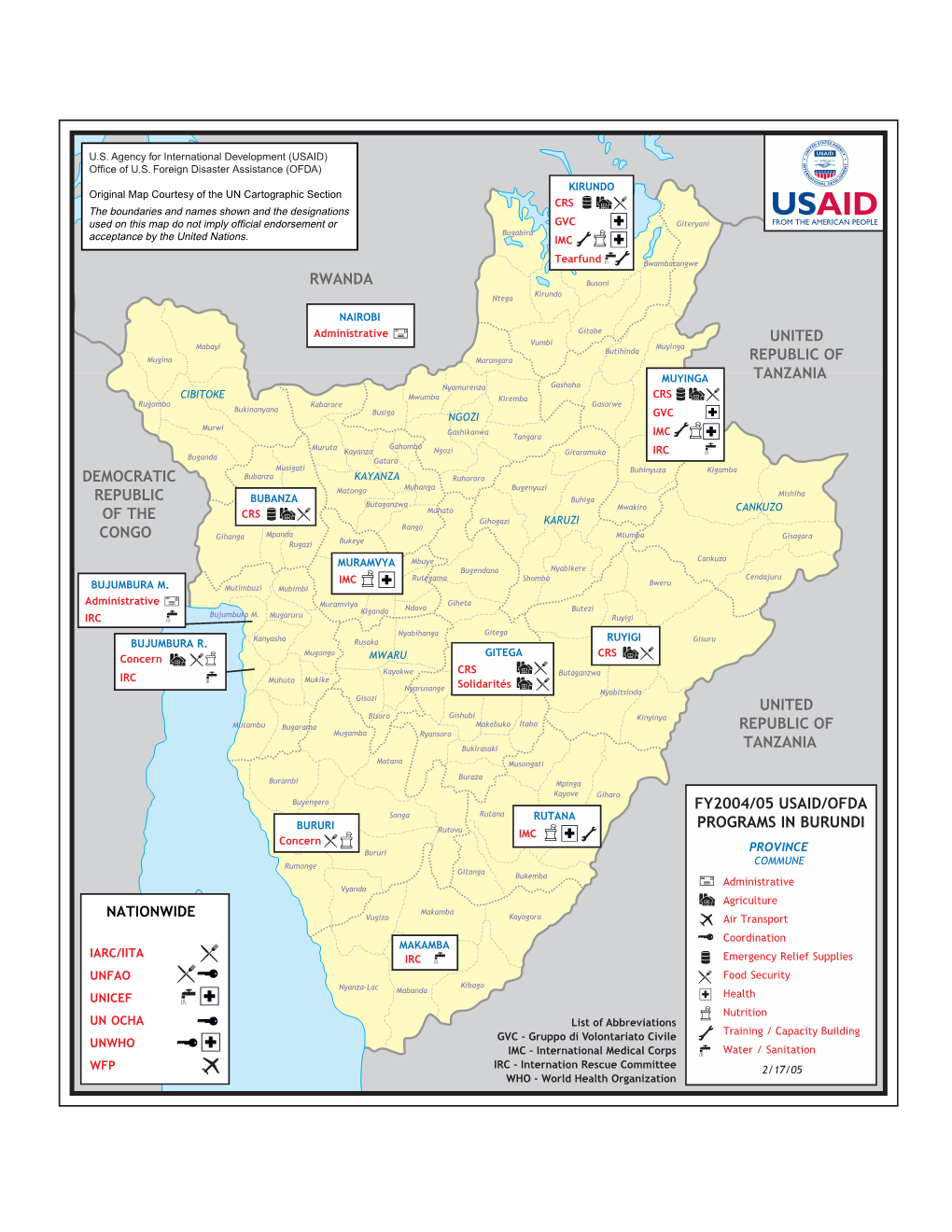 Burundi Program