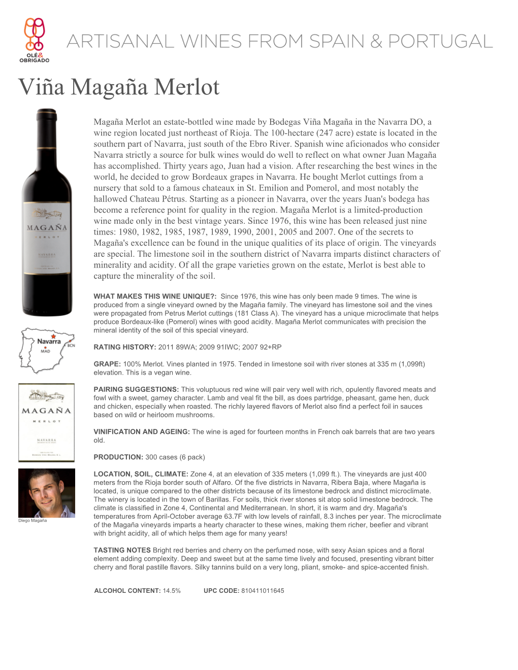 Viña Magaña Merlot