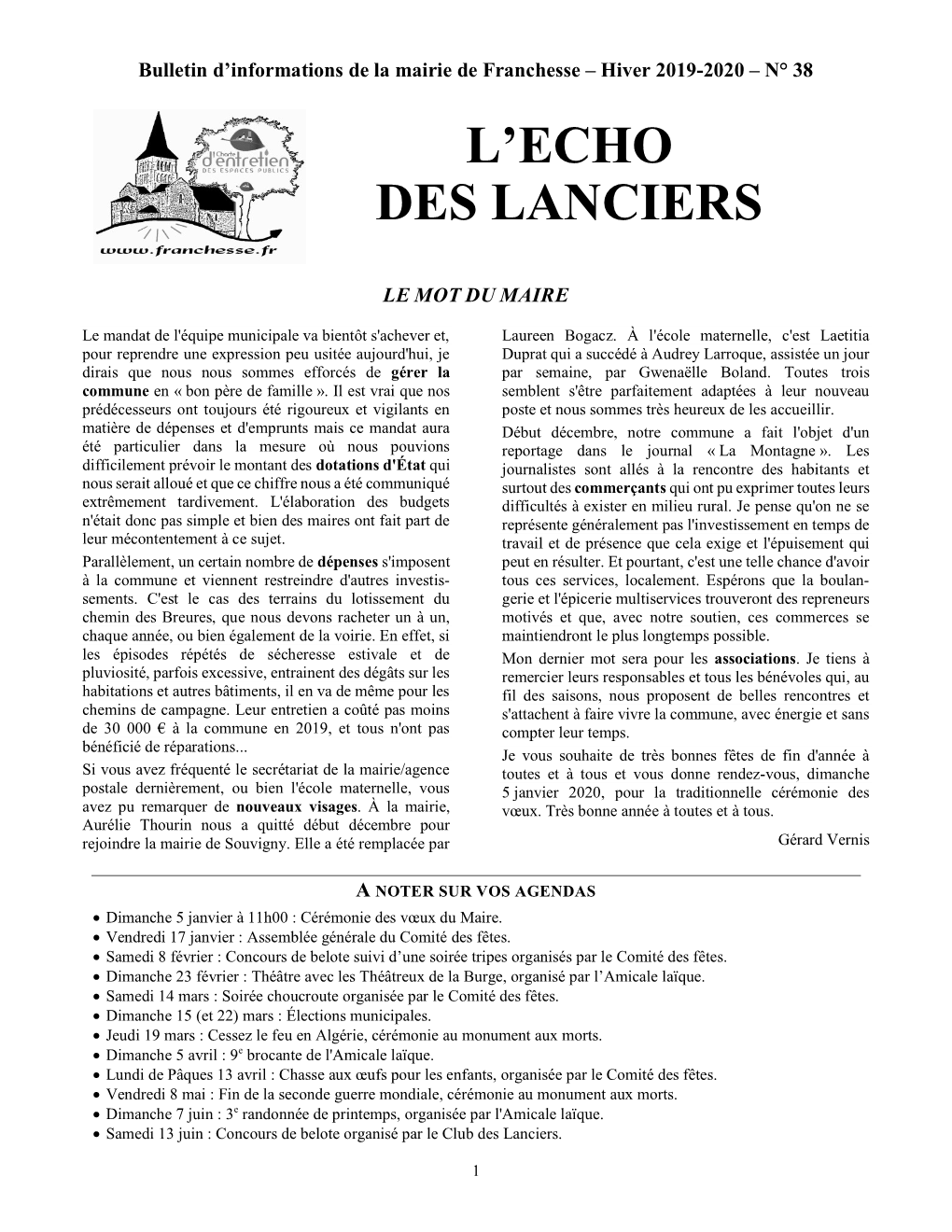 L'echo Des Lanciers