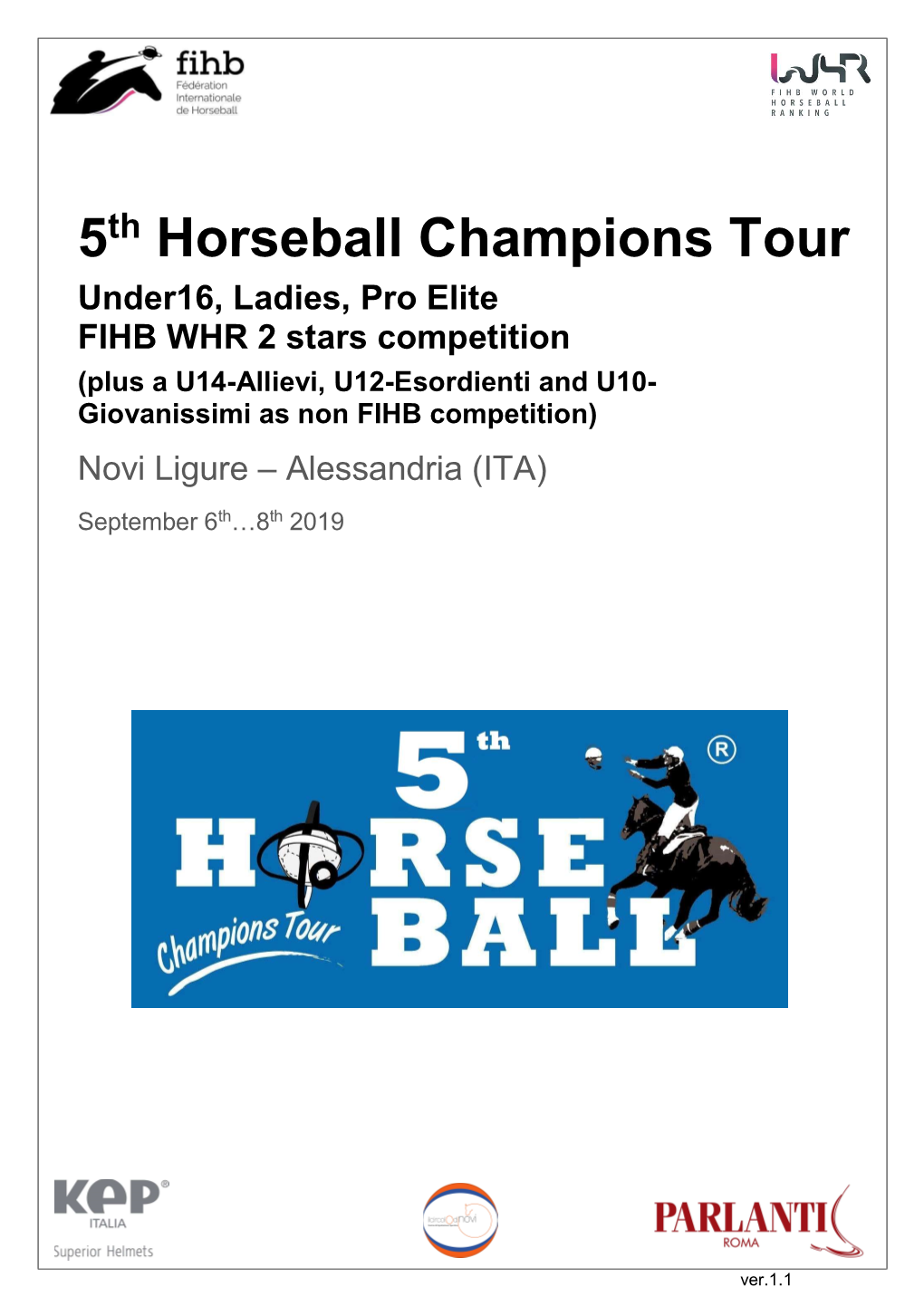 5Th Horseball Champions Tour