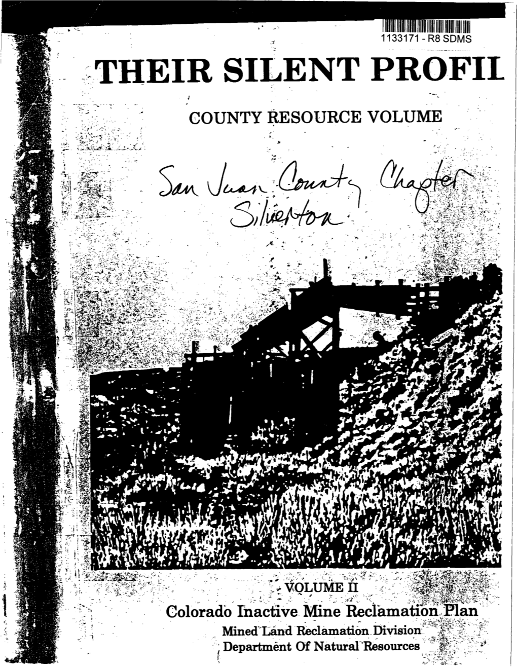 Their Silent Profile County Resource Volume II Colorado