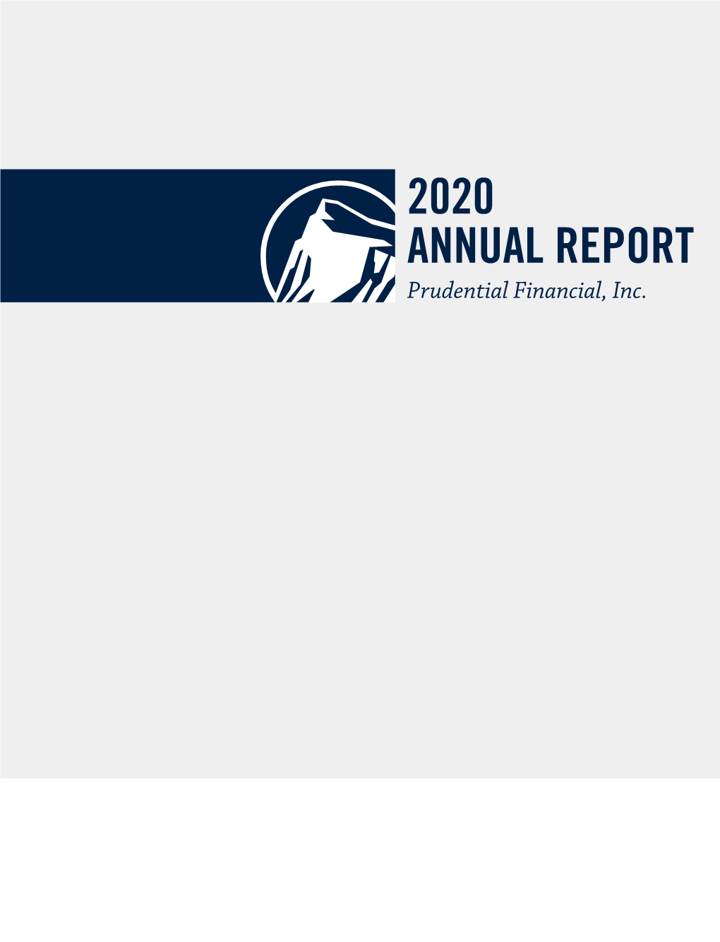 2020 Annual Report • Prudential Financial, Inc