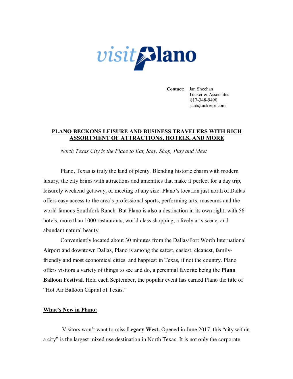 Plano Overview