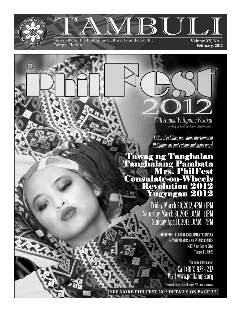 See More Philfest 2012 Details on Page 3!!! 2