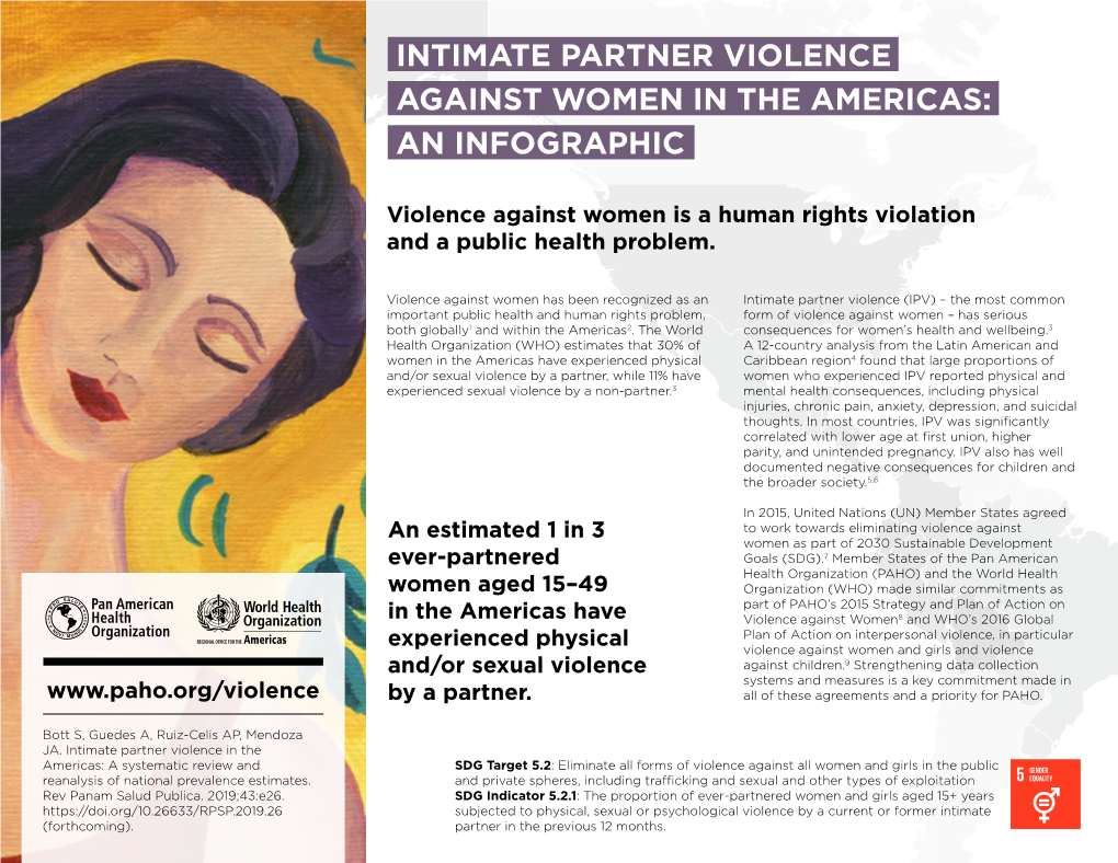 Intimate Partner Violence Against Women in the Americas: an Infographic