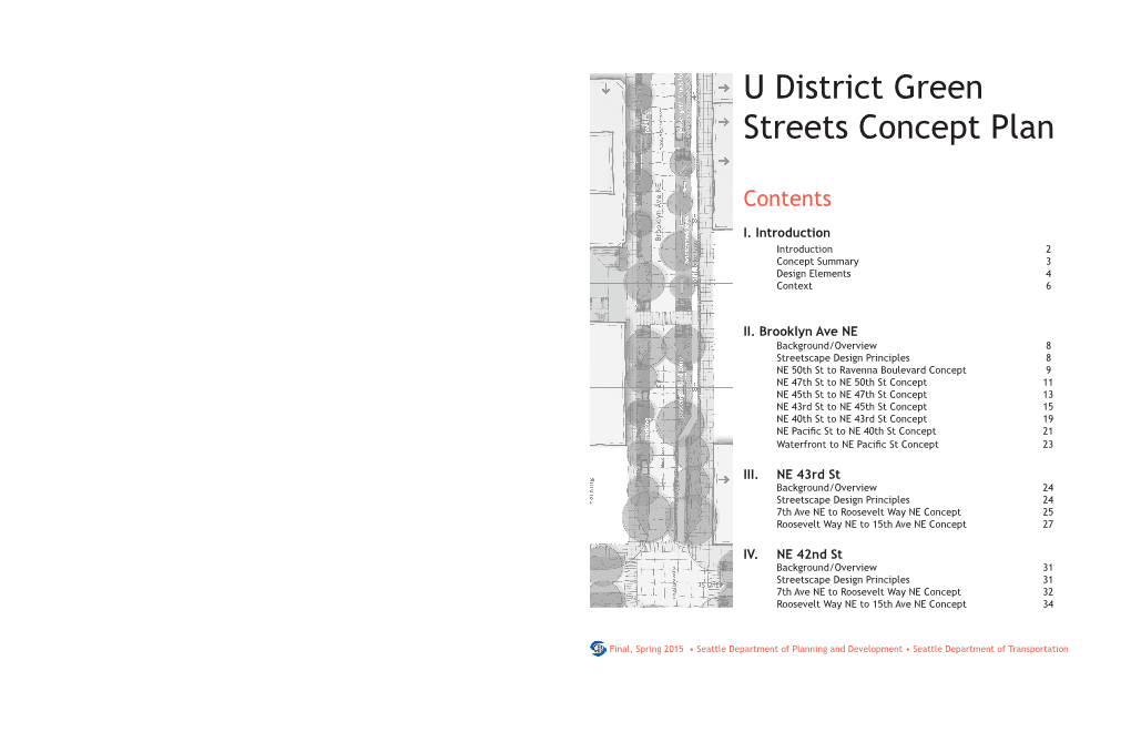 U District Green Streets Concept Plan