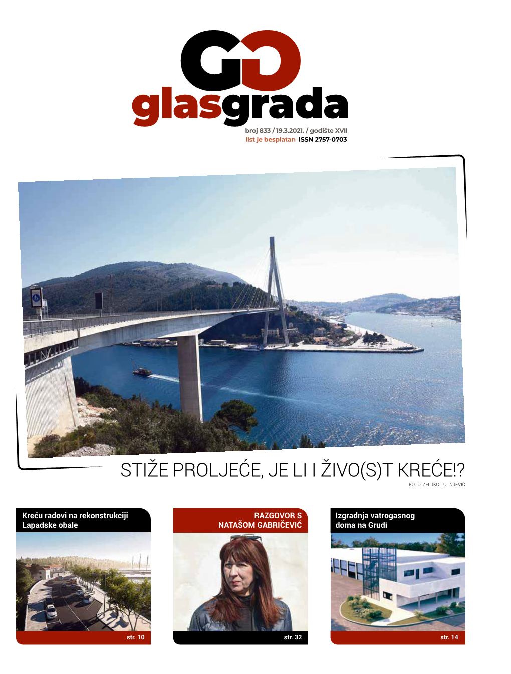 Glasgrada Broj 833 / 19.3.2021