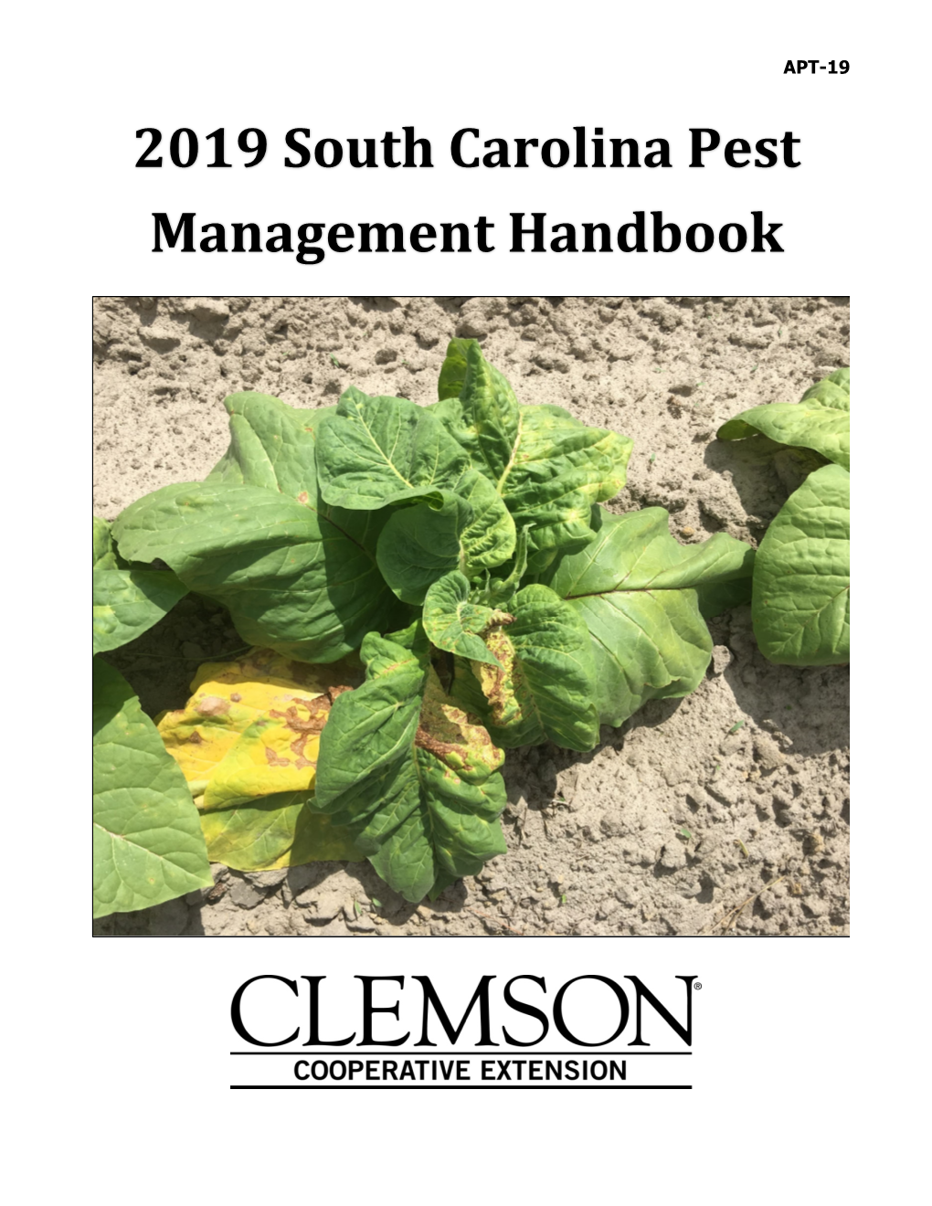 2019 South Carolina Pest Management Handbook