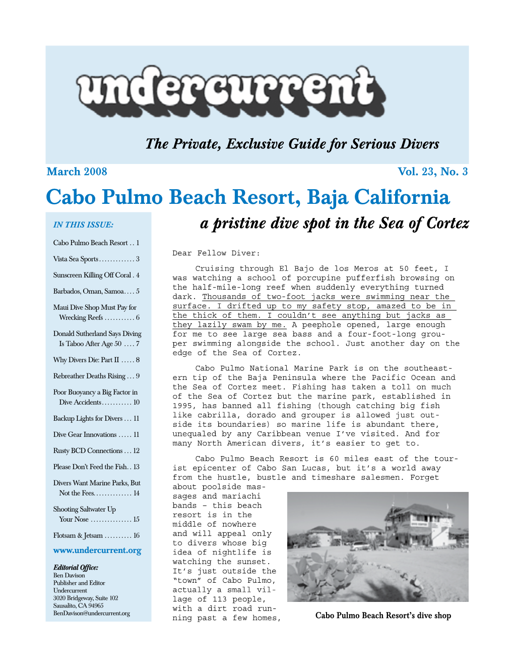 Cabo Pulmo Beach Resort, Baja California + Other