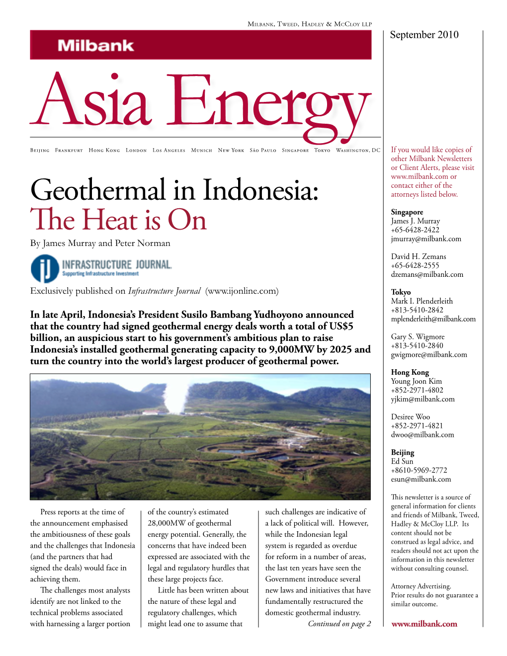 Geothermal in Indonesia: Attorneys Listed Below