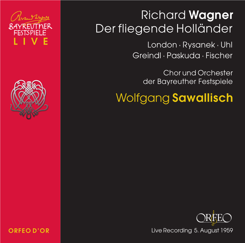 Richard Wagner Der Fliegende Holländer Wolfgang Sawallisch