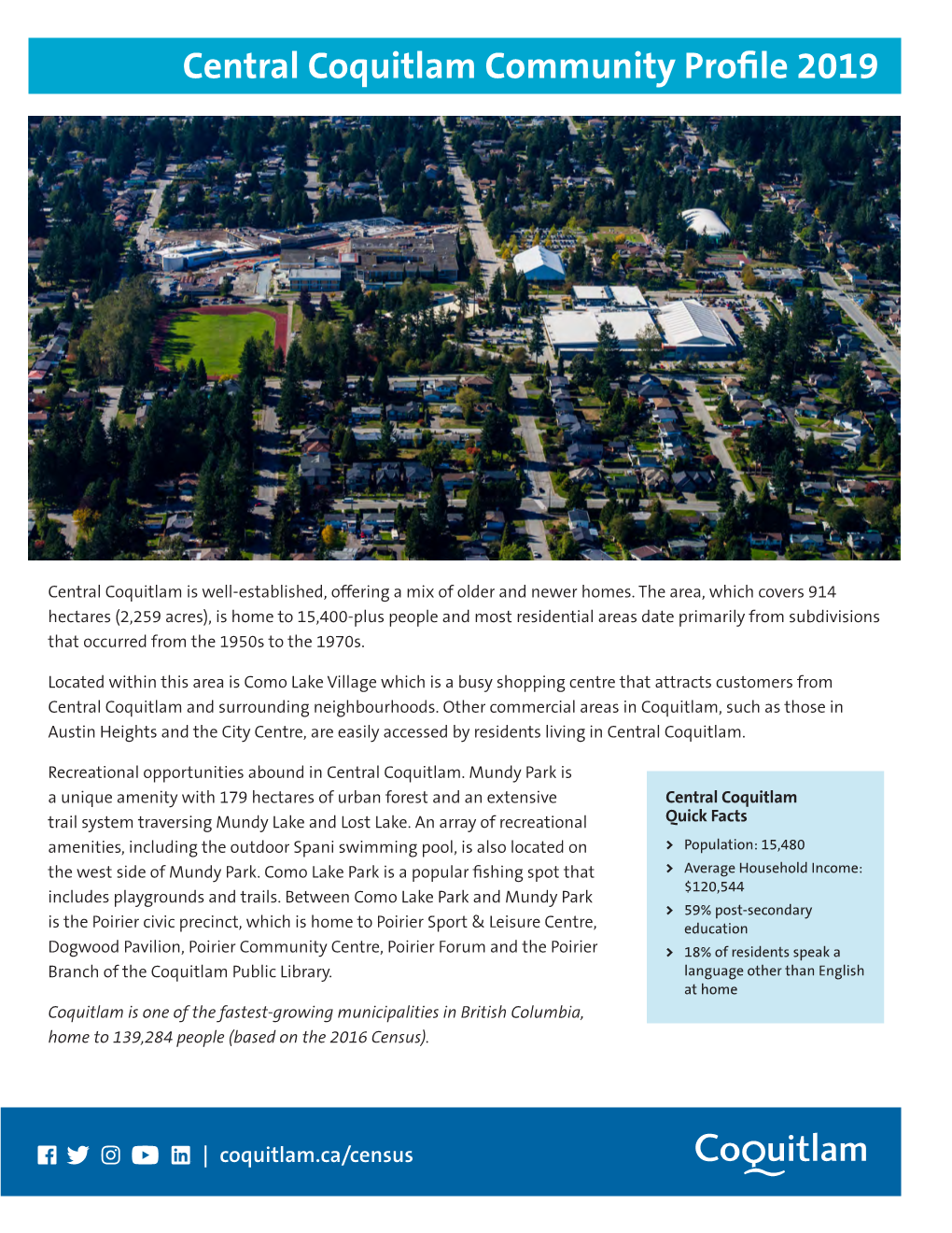 Central Coquitlam Community Profile 2019