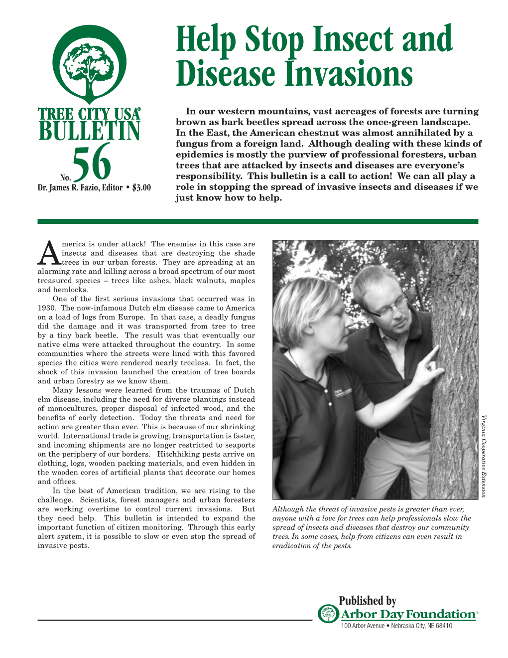 Help Stop Insect and Disease Invasions