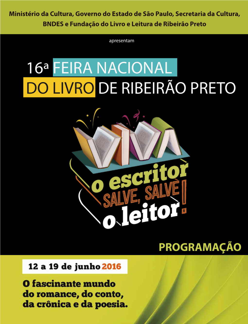 16ª Feira Nacional Do Livro De Ribeirão Preto
