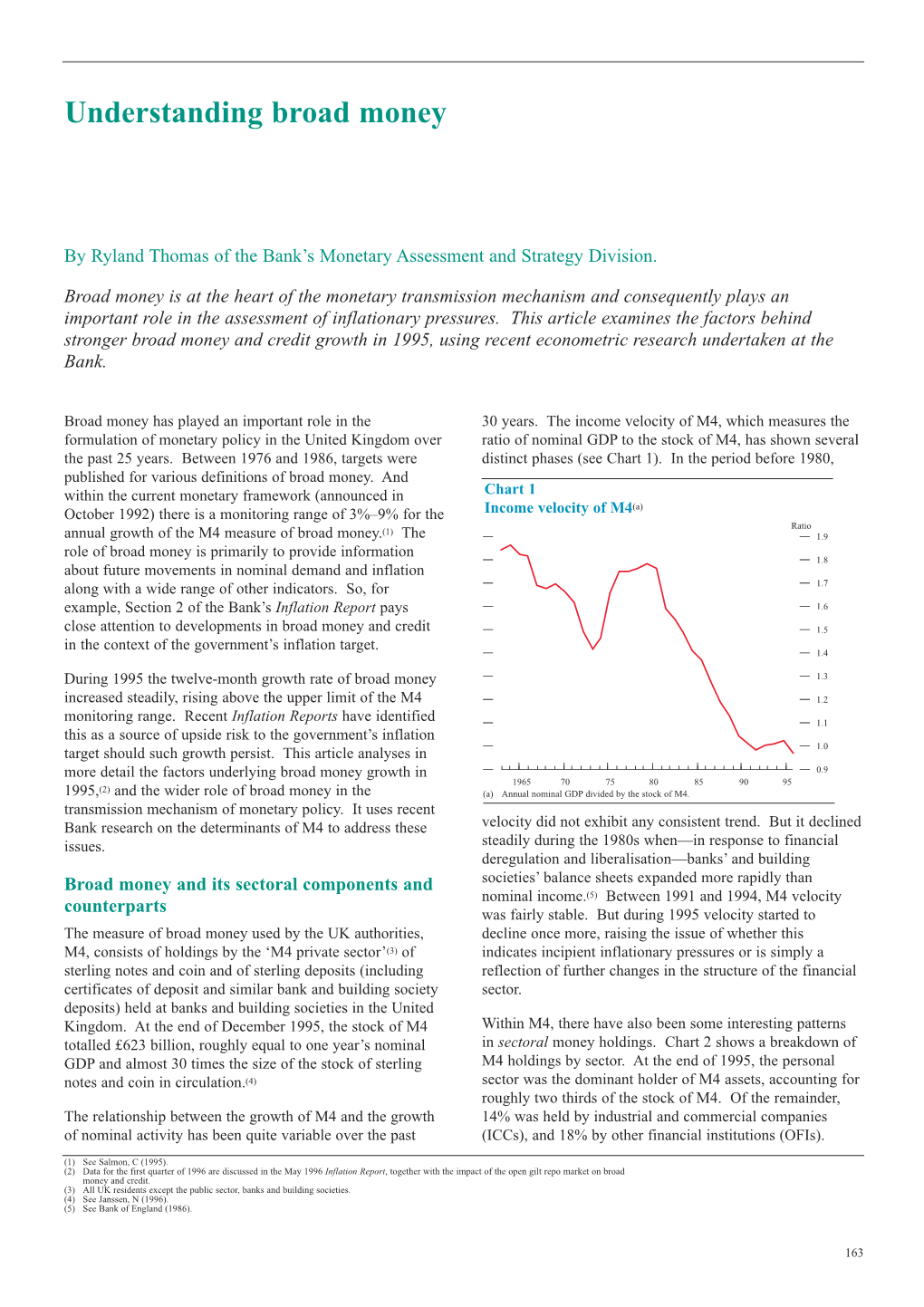 Understanding Broad Money