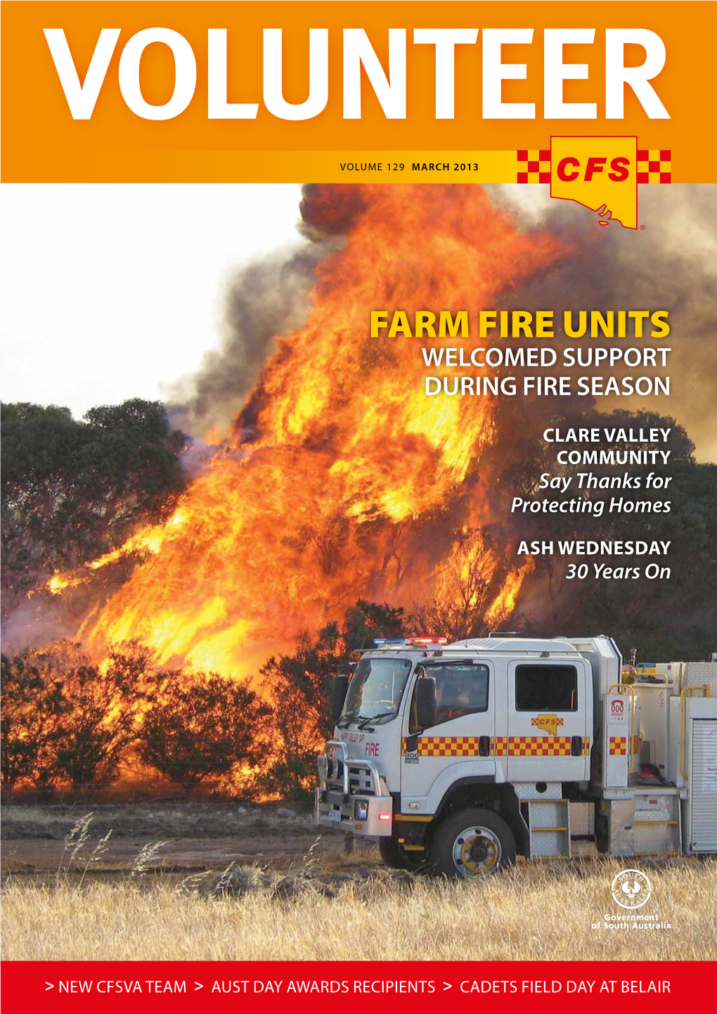 FARM FIRE UNITS Welcomed Support During Fire Season