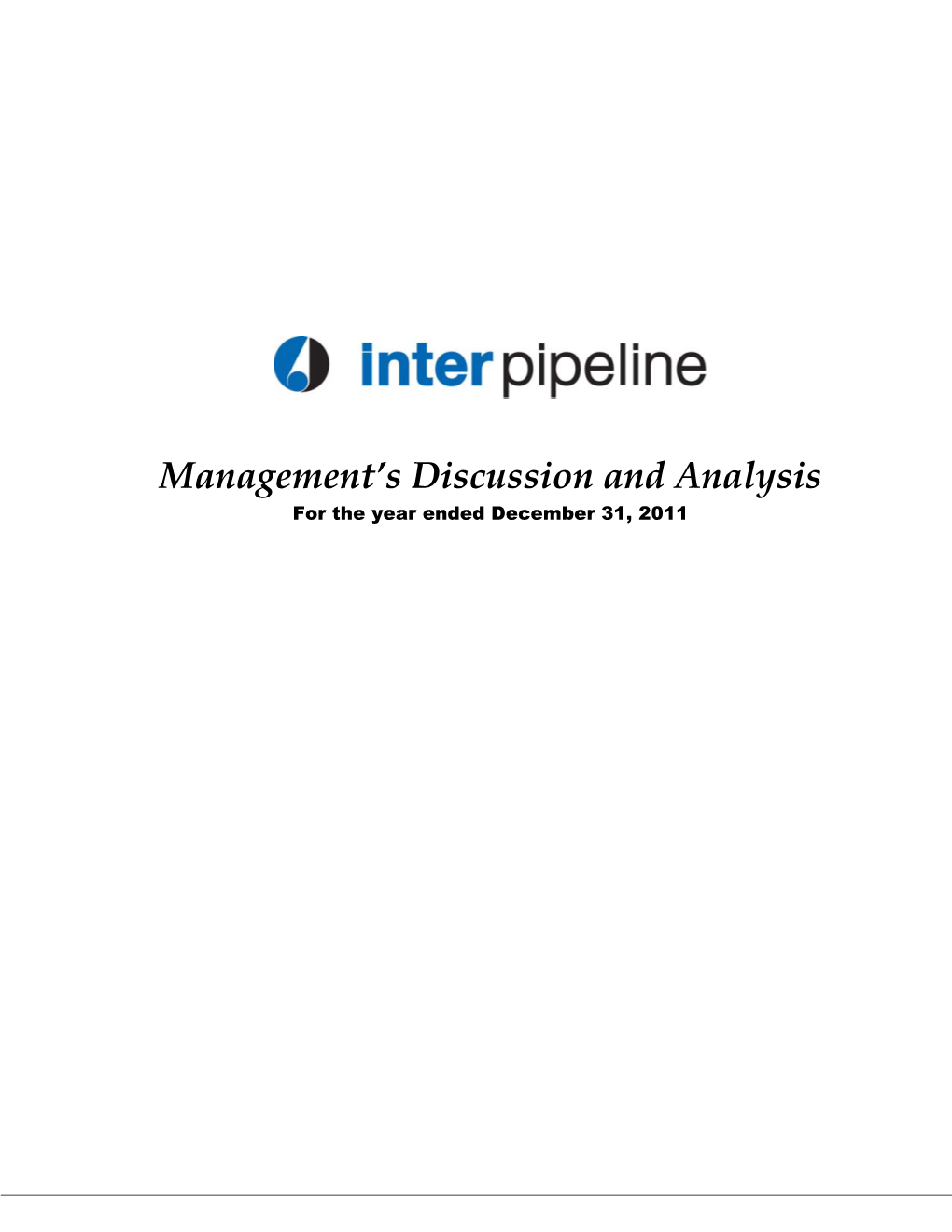 Management's Discussion and Analysis