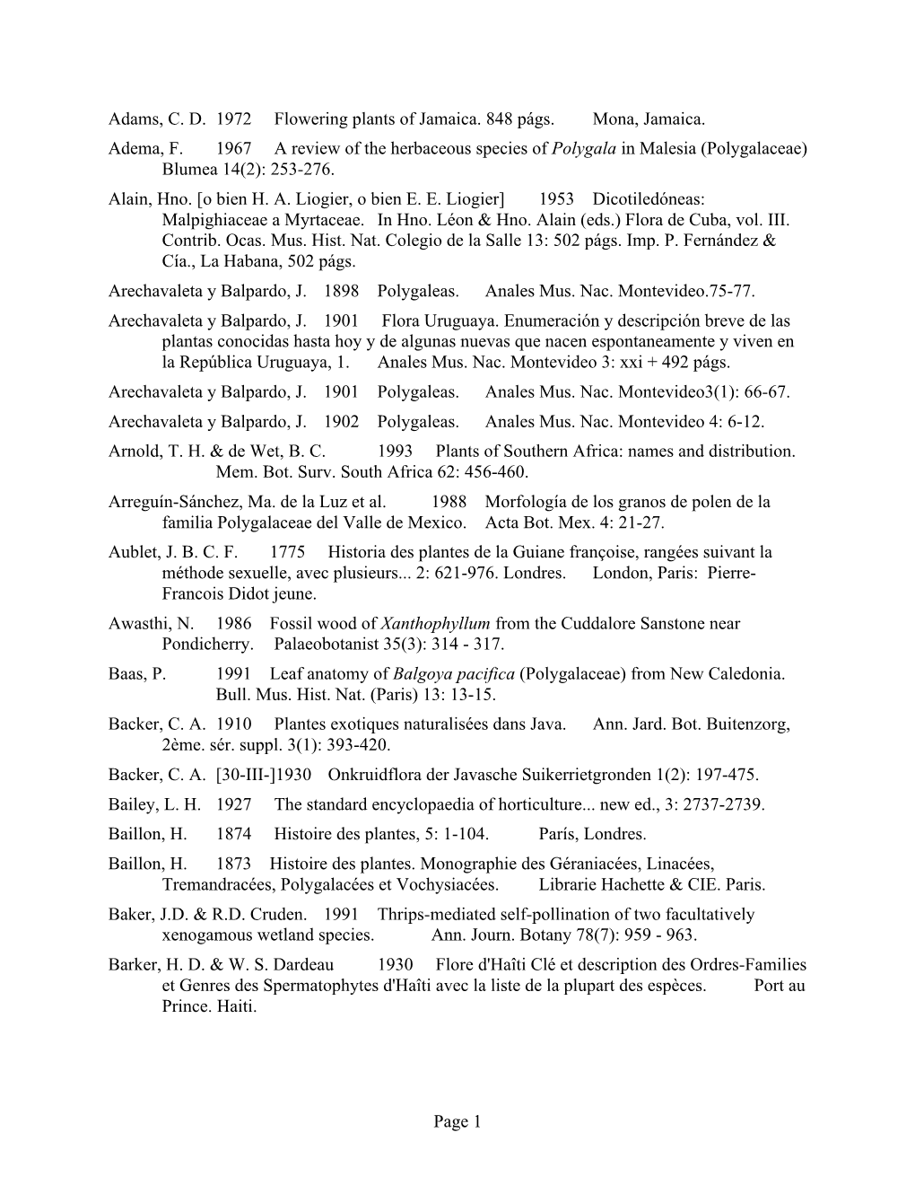 Adams, CD 1972 Flowering Plants of Jamaica. 848