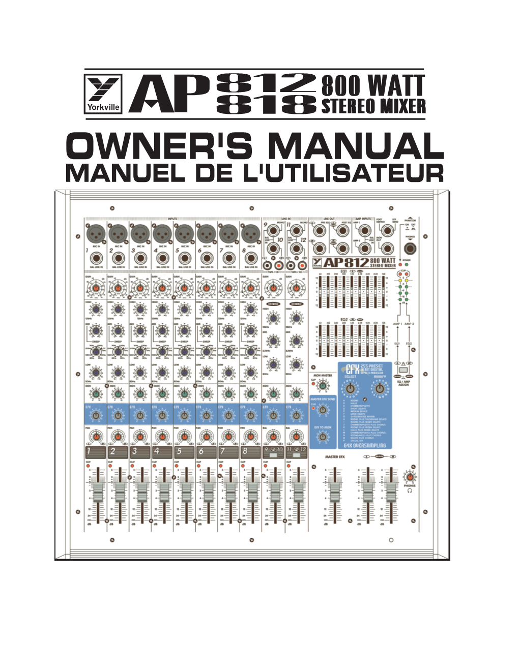 Owner's Manual Manuel De L'utilisateur Important Safety Instructions