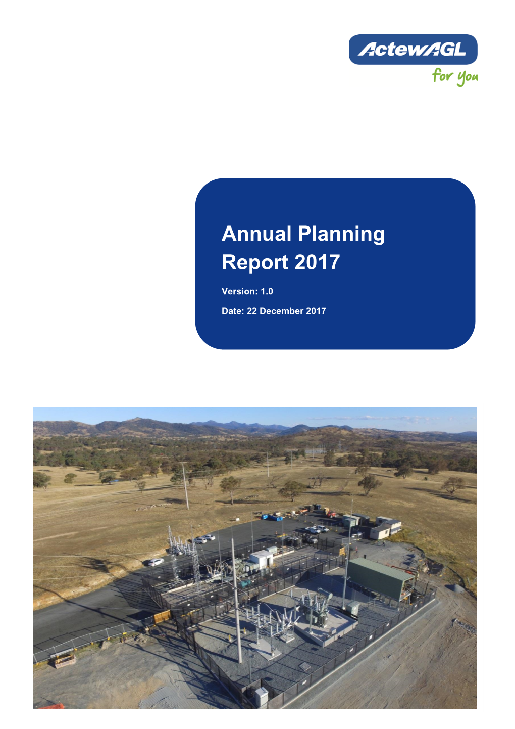 Annual Planning Report 2017