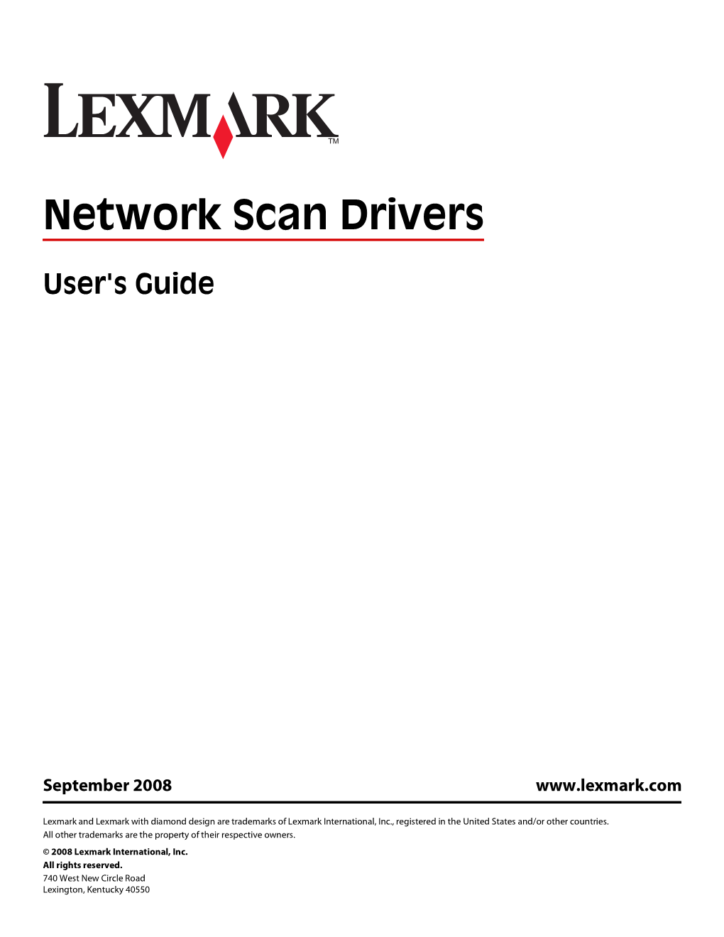 Network Scan Drivers