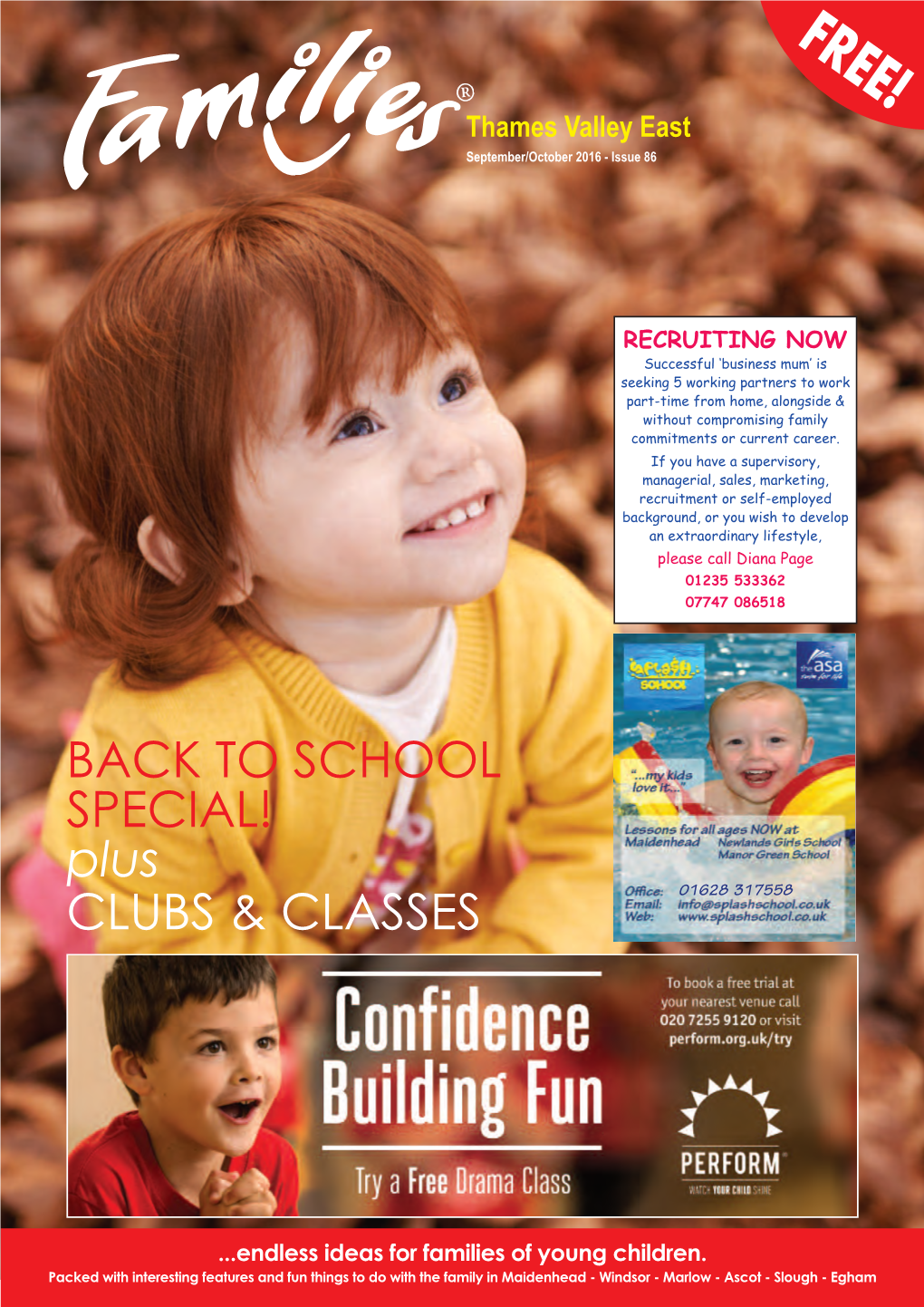 BACK to SCHOOL SPECIAL! Plus CLUBS & CLASSES