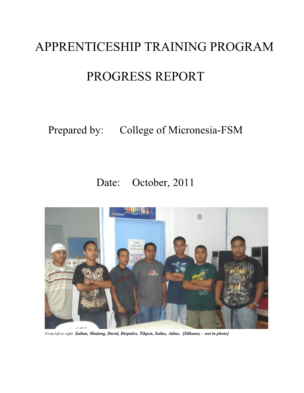 Apprenticeship Training Program