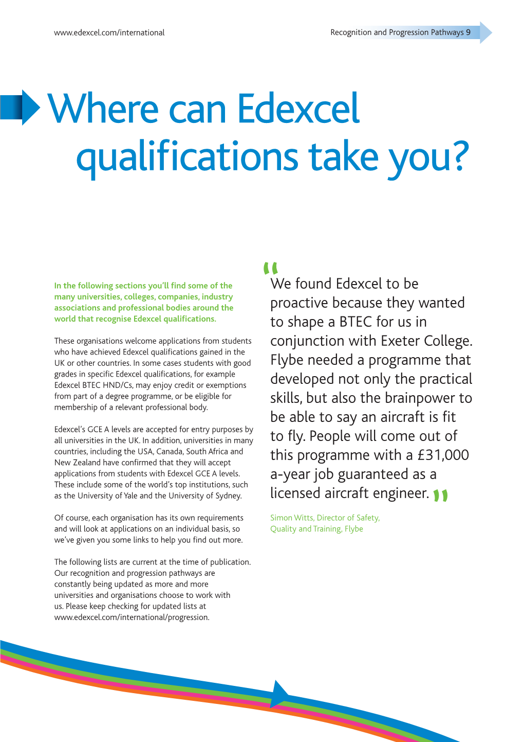 Where Can Edexcel Qualifications Take You?