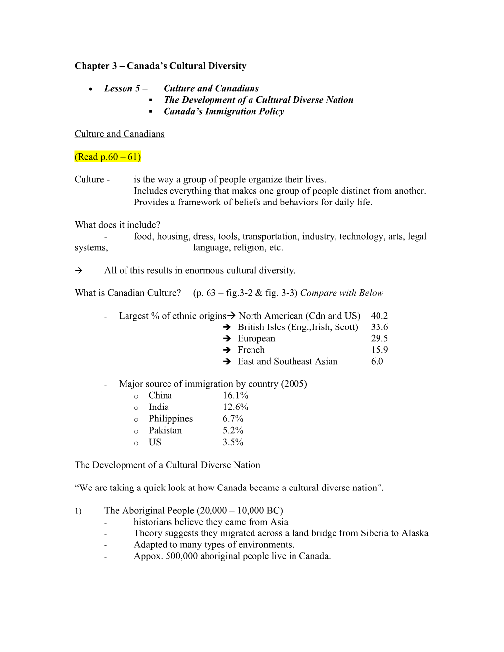 Chapter 3 Canada S Cultural Diversity s1