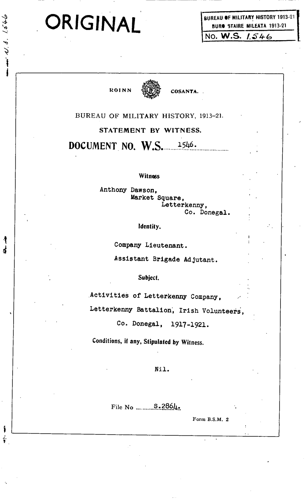 Roinn Cosanta. Bureau of Military History, 1913-21