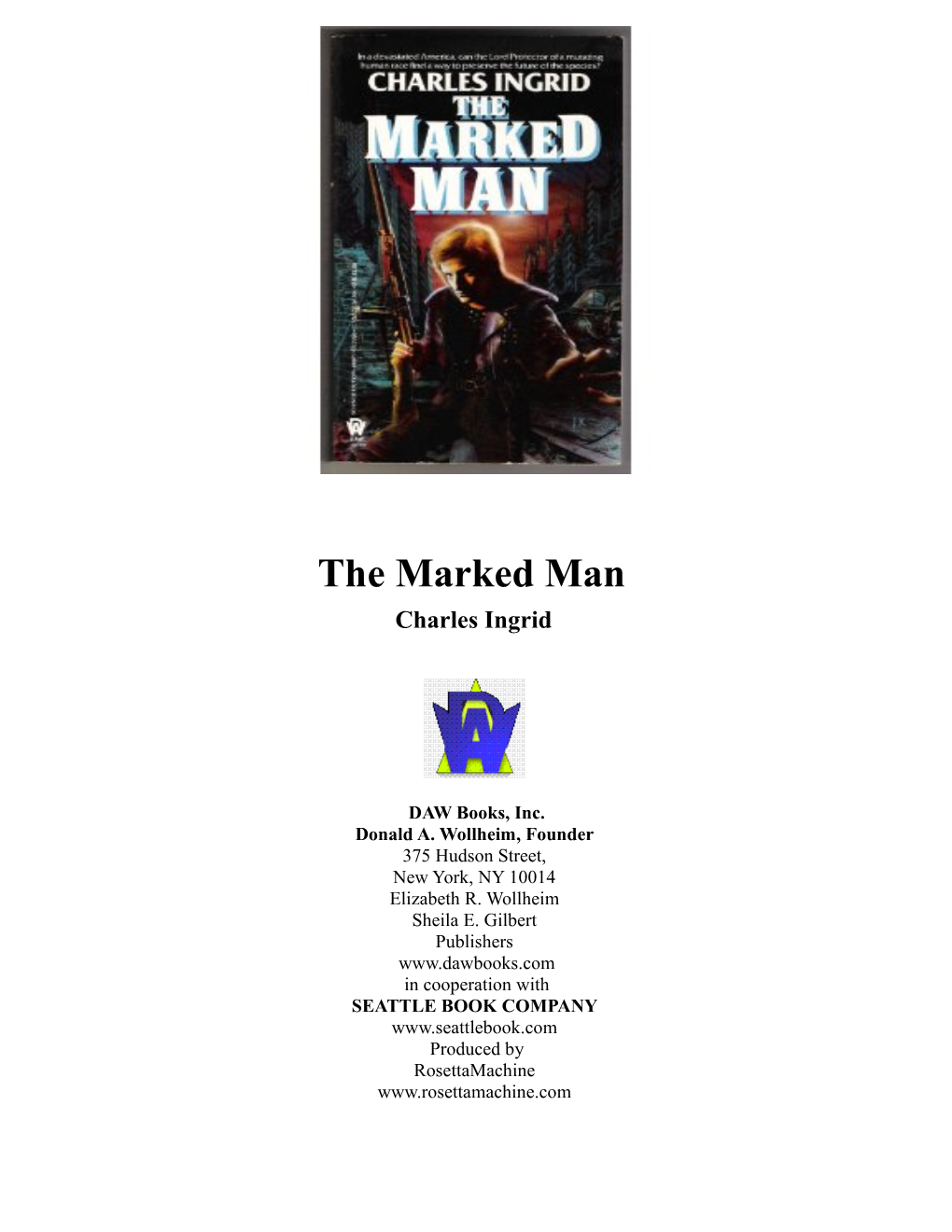 The Marked Man Charles Ingrid