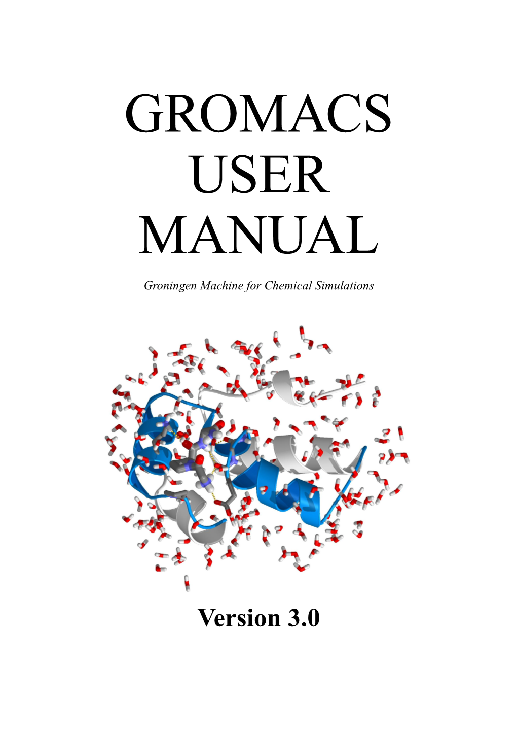 Gromacs User Manual