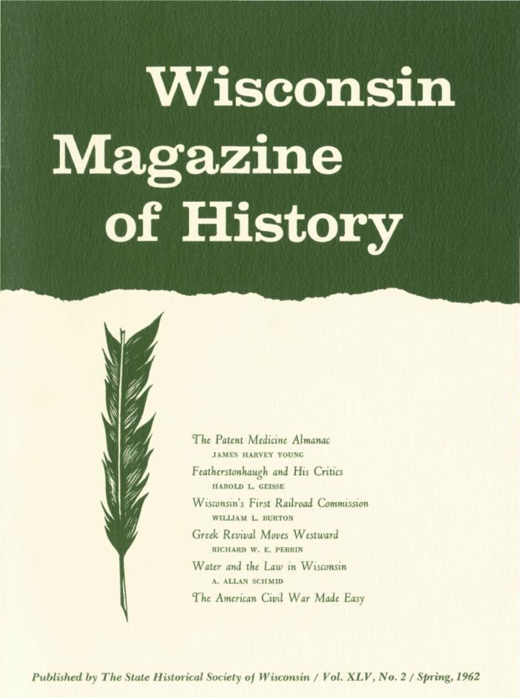 Wisconsin Magazine of History