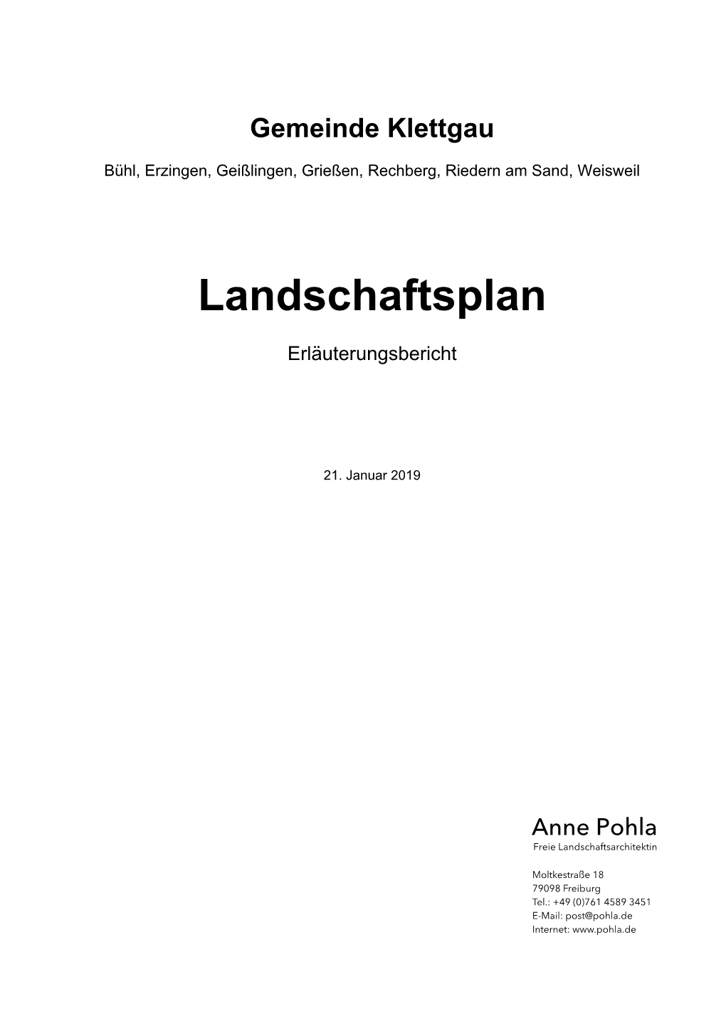 Landschaftsplan