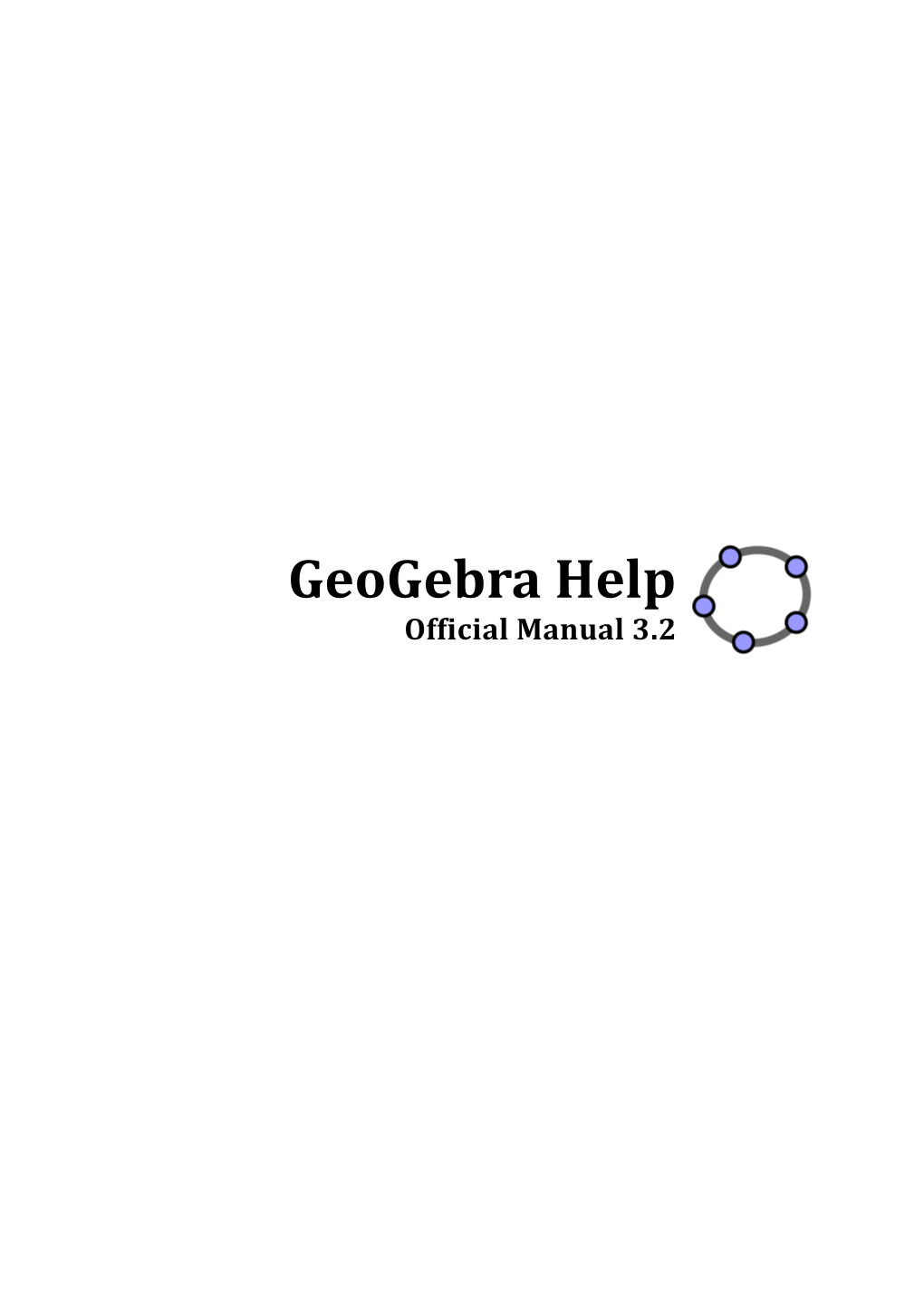 Help for Geogebra