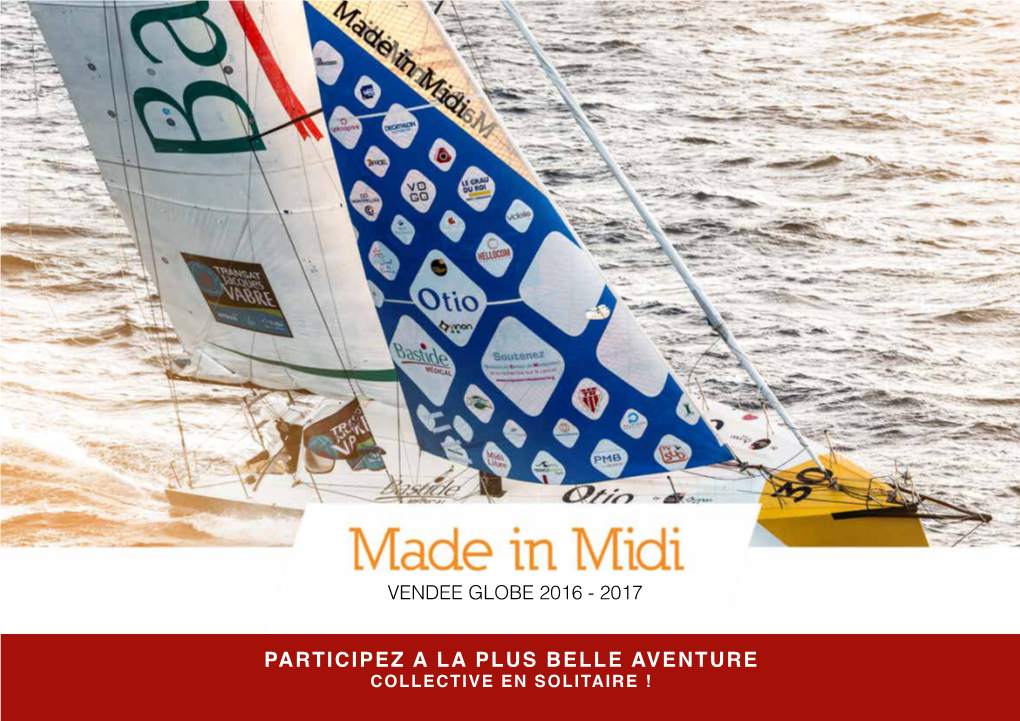 Les Objectifs De Made in Midi Sur Le Vendée Globe