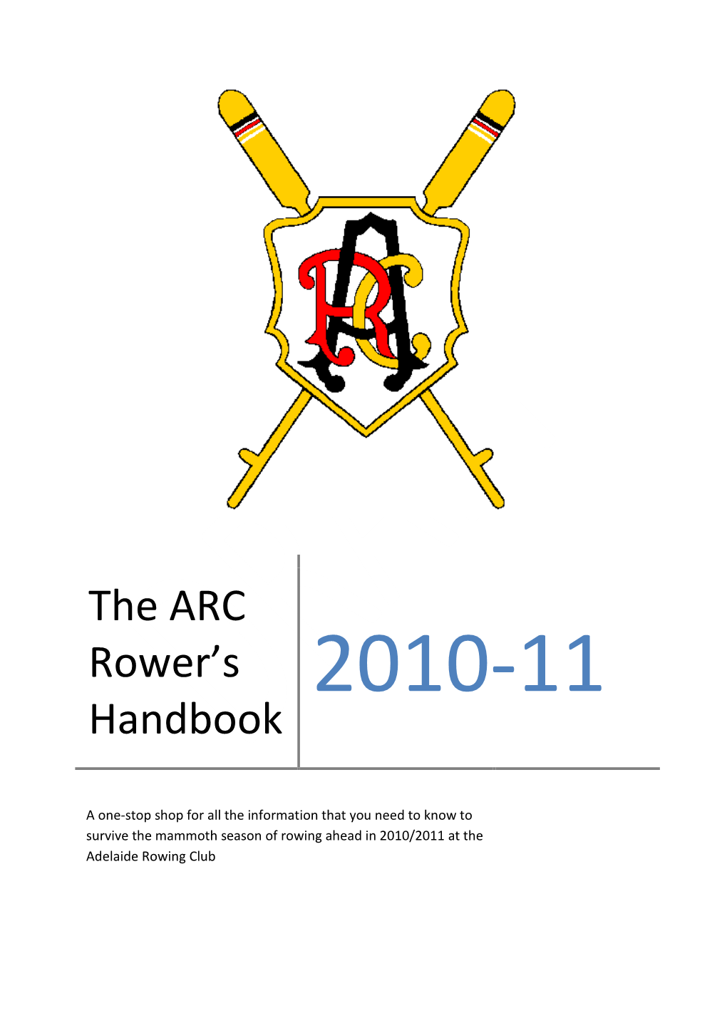 The ARC Rower's Handbook