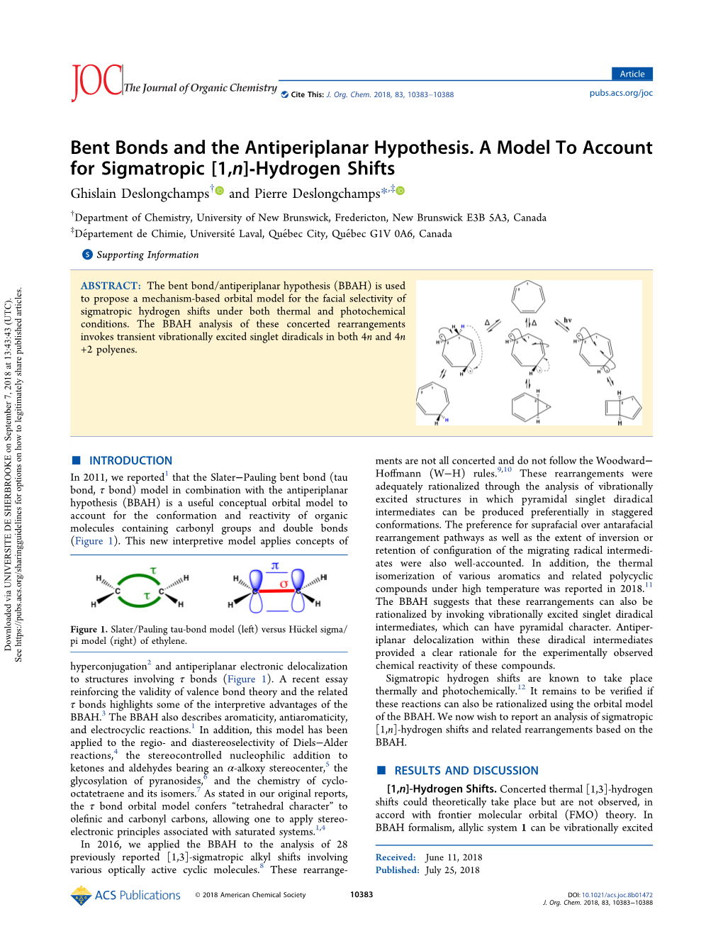 [1,N]-Hydrogen Shifts and Related Rearrangements Based on the Applied to the Regio- and Diastereoselectivity of Diels−Alder BBAH