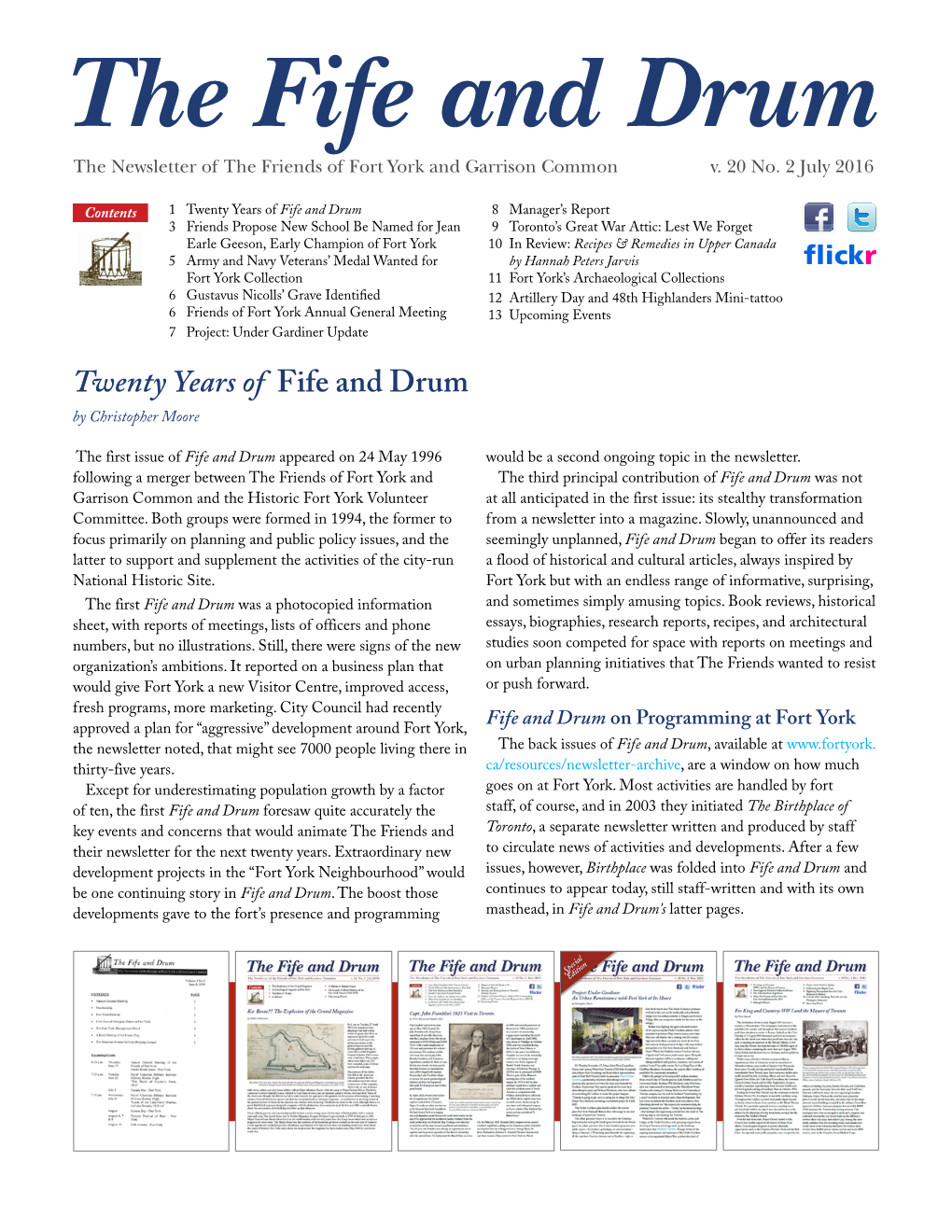 The Fife and Drum, July 2016, V. 20 No. 2