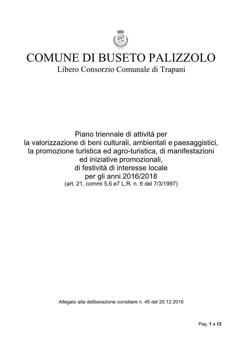 Libero Consorzio Comunale Di Trapani